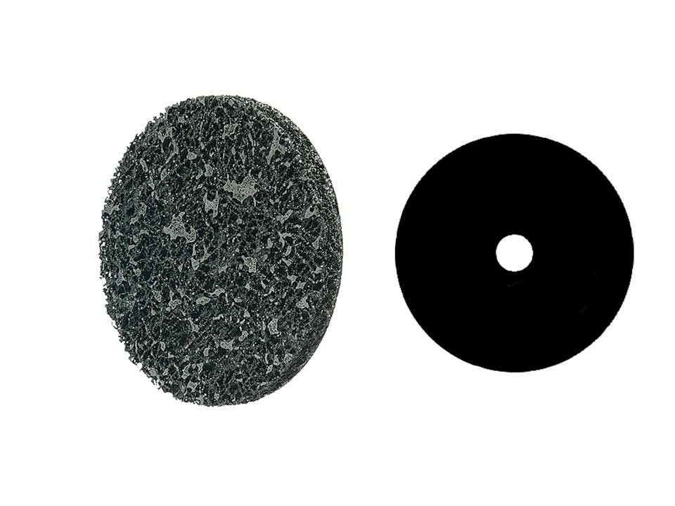 Ściernica flexclean z ziarnem węglika krzemu, z otworem w środku, ziarno ekstra grube, czarne, dir di 100x13mm r4101 flexovit si 1