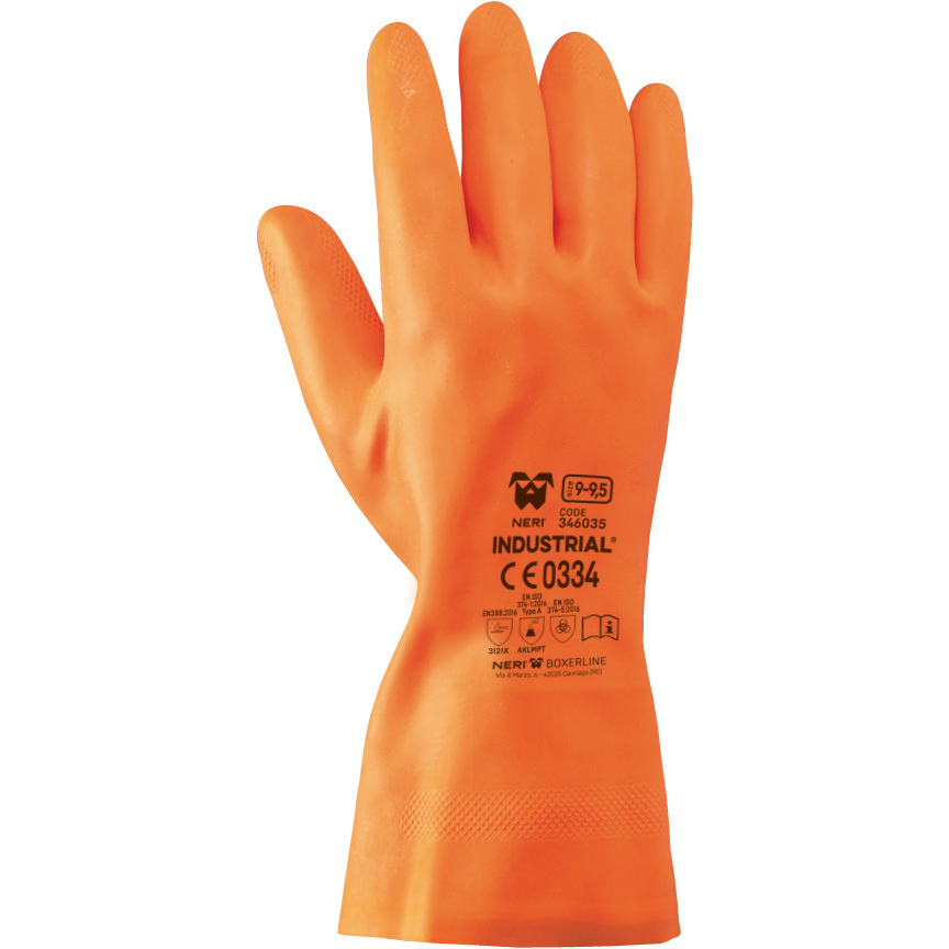 Rękawice lateksowe dł.30cm r10,5/xl para 1