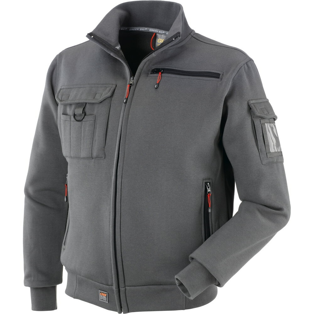 Bluza robocza brez, 35% bawełny, 65% poliestru, gramatura 310 g/m2, duża ilość kieszeni, kolor szary, model 455081 rozmiar m 1