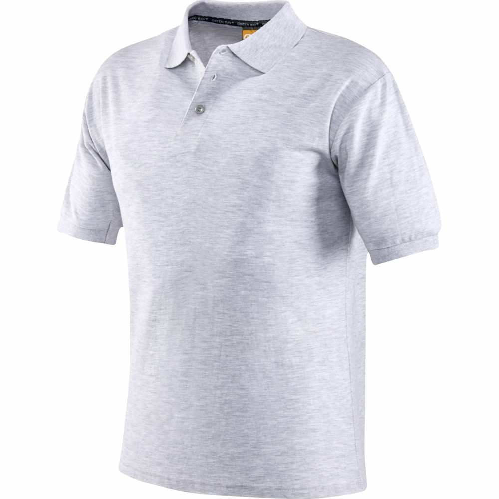 Koszulka polo eco, 100% bawełny, jasnoszara, rozmiar xxl 1