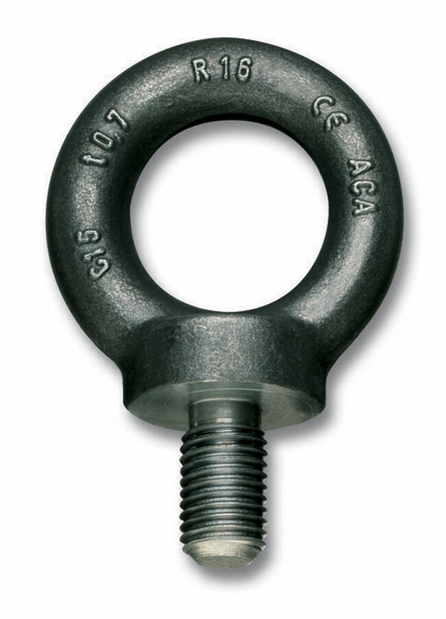 Śruba z uchem, metaliczna, dor 8600kg, model 8040en, m48x5mm, ce din 580 1