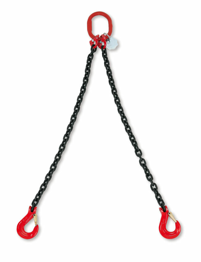 Zawiesie łańcuchowe dwucięgnowe, łańcuch 13mm, długość 2m, dor 7,5t, ce uni en 818-4, w skrzynce, model 8092/2/13mm/2m 1