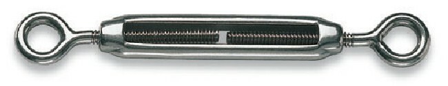 Nakrętka napinająca - śruba rzymska - otwarta ucho-ucho, model 8205, m14mm, stal inox aisi 316 1