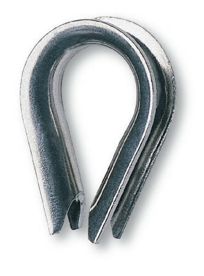 Kausza do lin, model 8220, 16mm, stal inox aisi 316 1