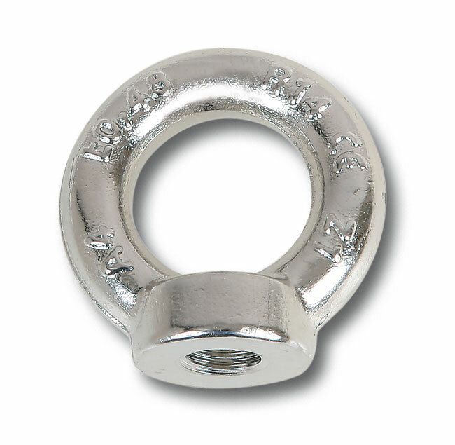 Nakrętka z uchem kuta dor 200kg, model 8242f, m8mm, stal inox aisi 316, din 582:2010 1