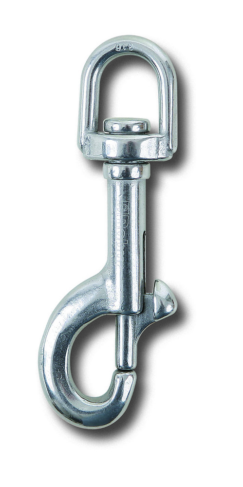 Hak karabinkowy tłokowy, model 8264, 19mm, stal inox aisi 316 1