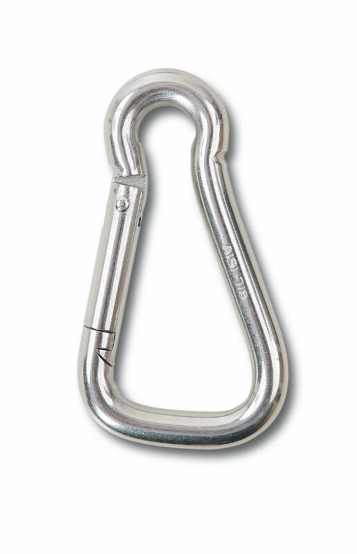 Hak karabinkowy asymetryczny, model 8276, 6x60mm, stal inox aisi 316 1