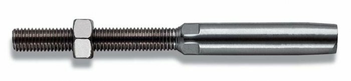 Okucie do lin zakończone szpilką gwintowaną, model 8286, m8mm, stal inox aisi 316 1