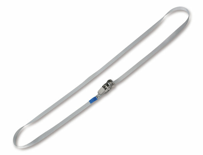 Pas mocujący zamknięty z napinaczem zapadkowym, model 8297c, lc 700kg, długość 5m/25mm, elementy metalowe ze stali inox aisi304 1