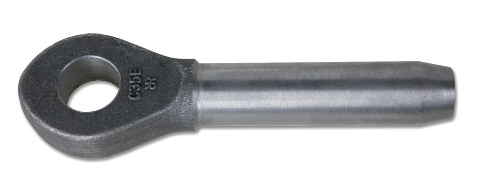 Końcówka kuta oczk.do lin st.ocynk.9mm 1