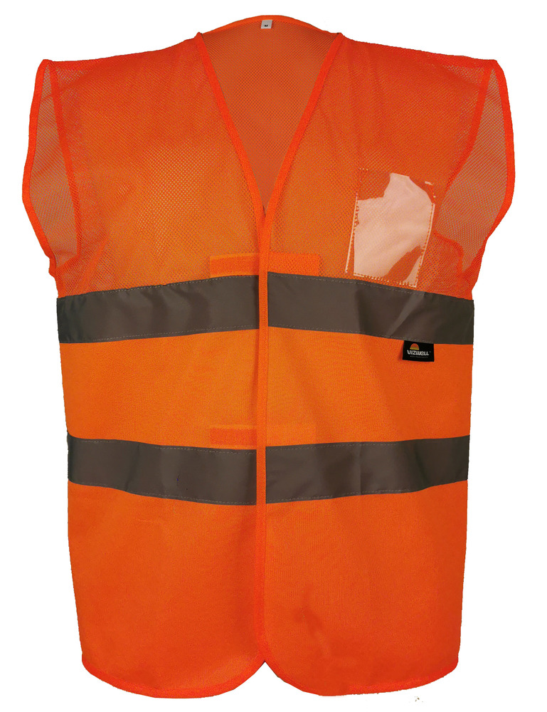 Kamizelka ostrzegawcza z siateczką pomarańczowa rozmiar L-XL Vizwell VW201O/L-XL 1