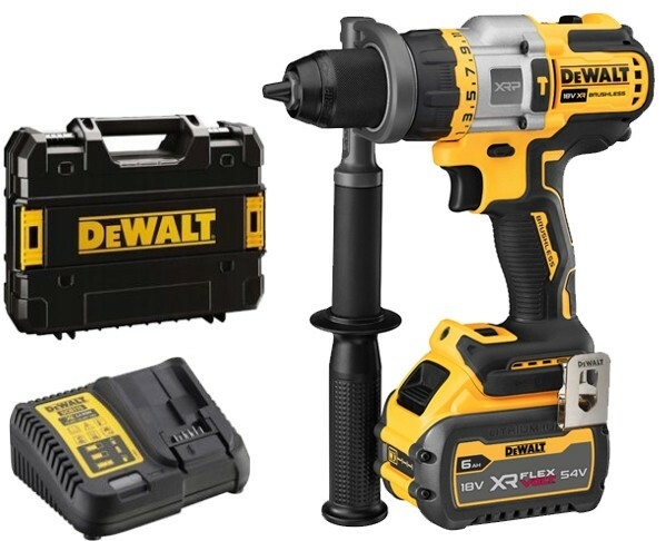 Wkrętarka udarowa 18/54V 112Nm + walizka + 1x6Ah + ładowarka DeWALT DCD999T1 1
