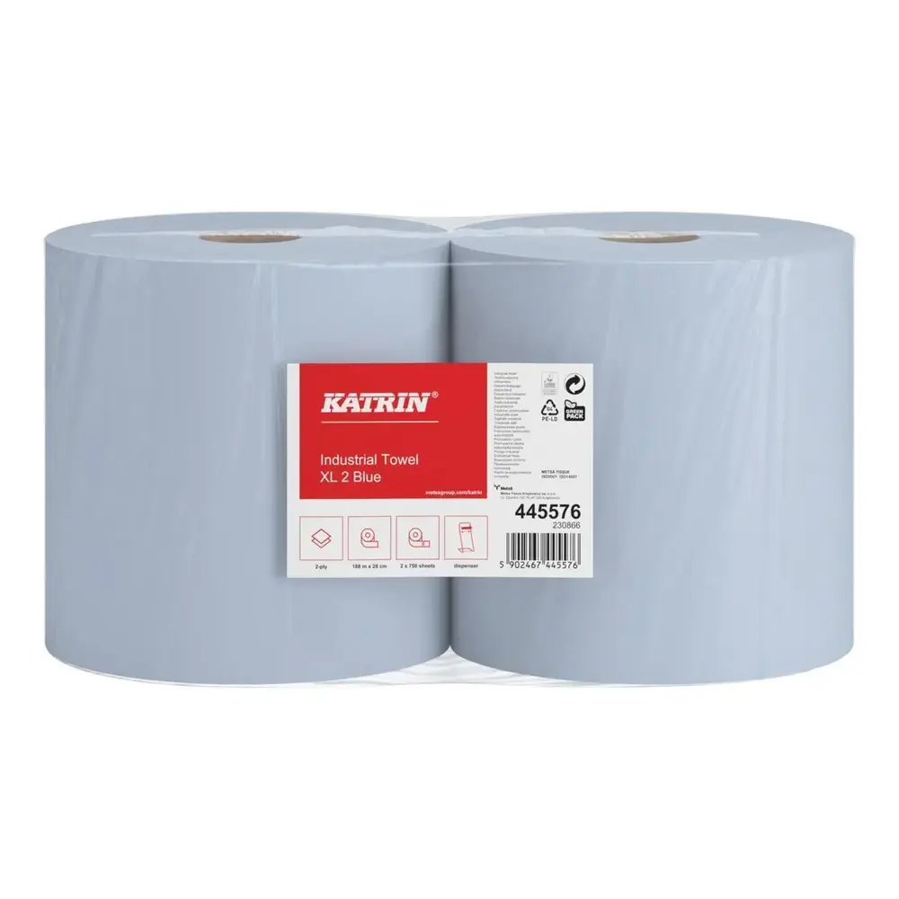 Czyściwo papierowe niebieskie Katrin BASIC XL plus 1