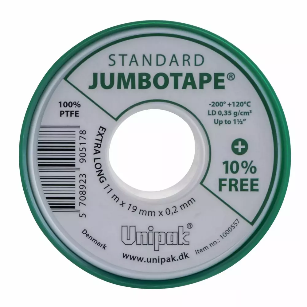 Taśma teflonowa 11m x 19mm x 0.2mm Jumbotape  1