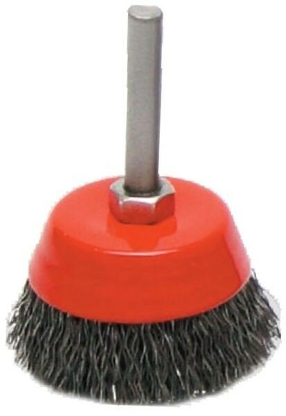 Szczotka doczołowa 80 mm z trzpieniem ø6 1