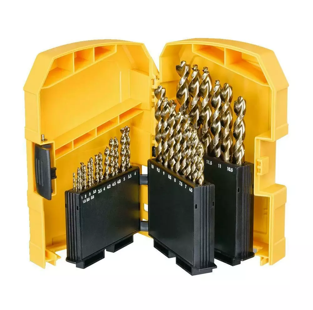 Zestaw 29 szt. wierteł do metalu szlifowanych HSS-G ø1-13 Extreme-2 DeWalt DT7926 1