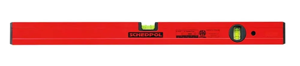 Poziomnica 40cm P/P Schedpol czerwona 1