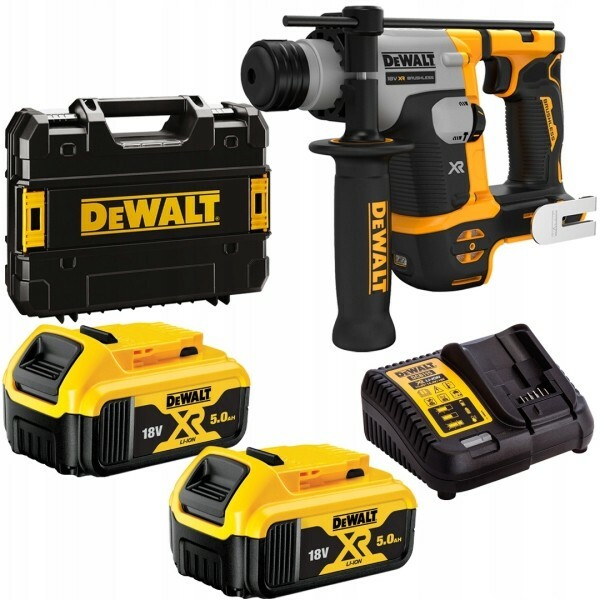 Młotowiertarka SDS-Plus 18V + 2 x 5Ah + ładowarka + walizka DeWALT DCH172P2 1