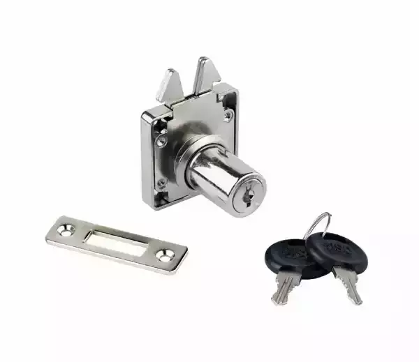 Zamek meblowy do drzwi żaluzjowych i przesuwnych 19/32 mm SISO X855 1