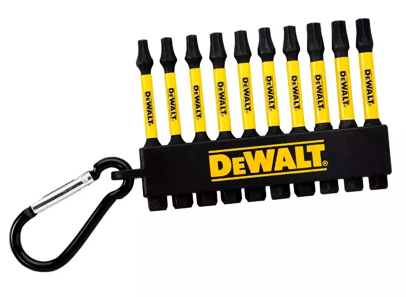 Zest.10 bitów udar.TORX T20,25,30 DT7275 1