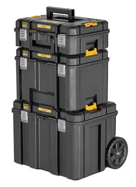 Mobilny zestaw 3 skrzyń narzędziowych TStak 2.0, DeWALT DWST83517-1 1
