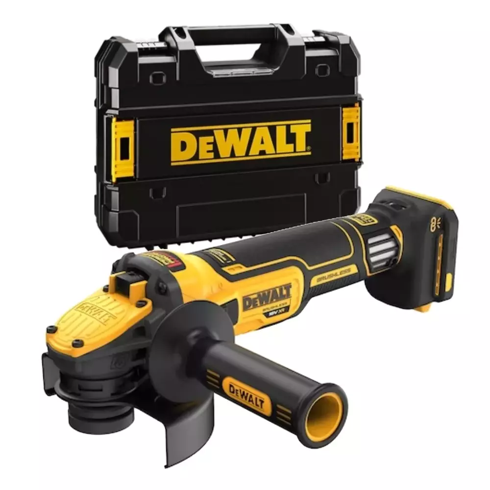 Szlifierka kątowa 125mm 18V z regulacją obrotów b/aku + walizka DeWALT DCG409VSNT 1