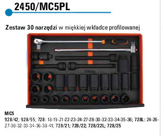 ZESTAW NARZ.30 SZT.W MIĘKKIM WKŁ.PROFIL. 1