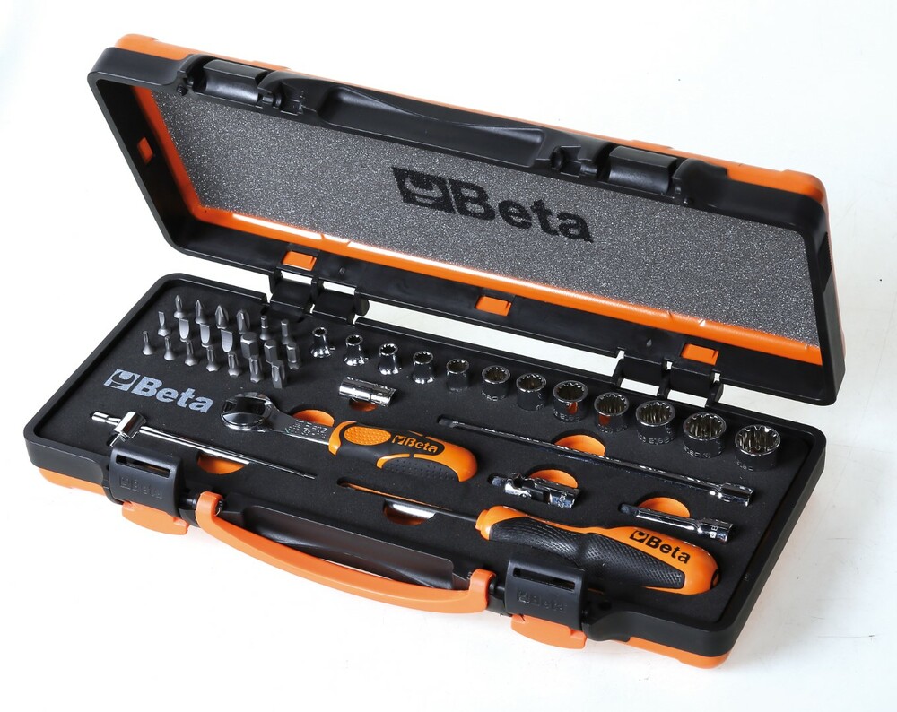 ZESTAW 12 NASADEK GEAR LOCK, 20 KOŃCÓWEK WKRĘTAKOWYCH Z 7 AKCESORIAMI W PIANKOWYM WKŁADZIE PROFILOWANYM, MODEL 900U/C12M 1