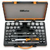 ZESTAW NASADEK 920/B, 10-32MM I 920AS, 3/8-1,1/4 Z AKCESORIAMI, 10-32MM, 42 ELEMENTY, W PUDEŁKU METALOWYM, MODEL 920/C37 1