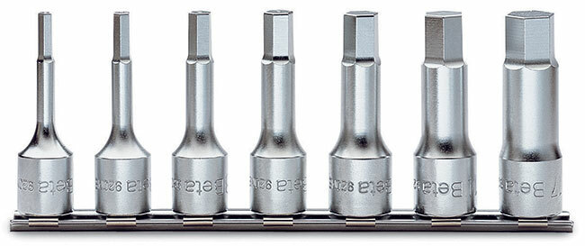 KOMPLET NASADEK 920ME, 5-17MM, 7 SZTUK, NA SZYNIE METALOWEJ, MODEL 920ME/SB7 1