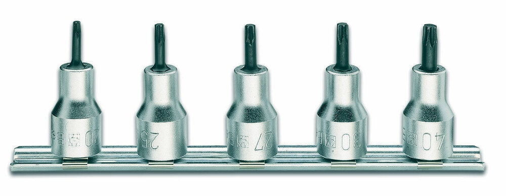 KOMPLET NASADEK 920RTX, T20-T40, 5 SZTUK, NA SZYNIE METALOWEJ, MODEL 920RTX/SB5 1
