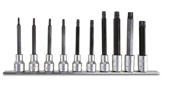 Komplet 10 nasadek z końcówką trzpieniową profil Torx, długich, model 920TX/L 1