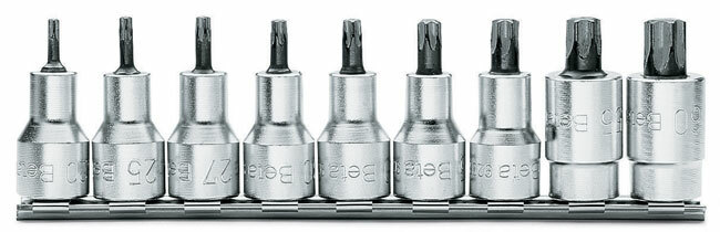 KOMPLET NASADEK 920TX, T20-T60, 9 SZTUK, NA SZYNIE METALOWEJ, MODEL 920TX/SB9 1