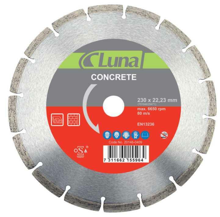 Tarcza diamentowa 180x2,4xx22,23 beton Concrete Luna 201460300 1