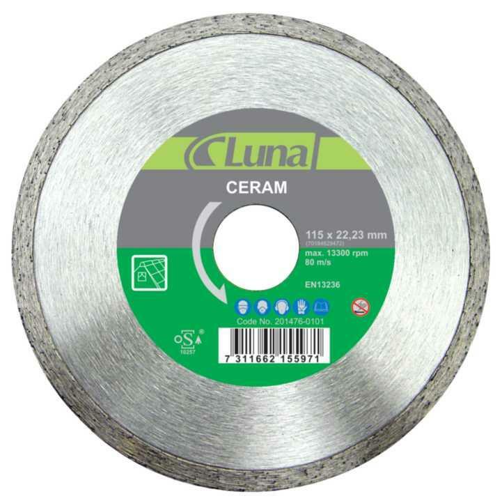 Tarcza diamentowa 115x1,8x22,23 klinkier Ceram Luna 201470101 1