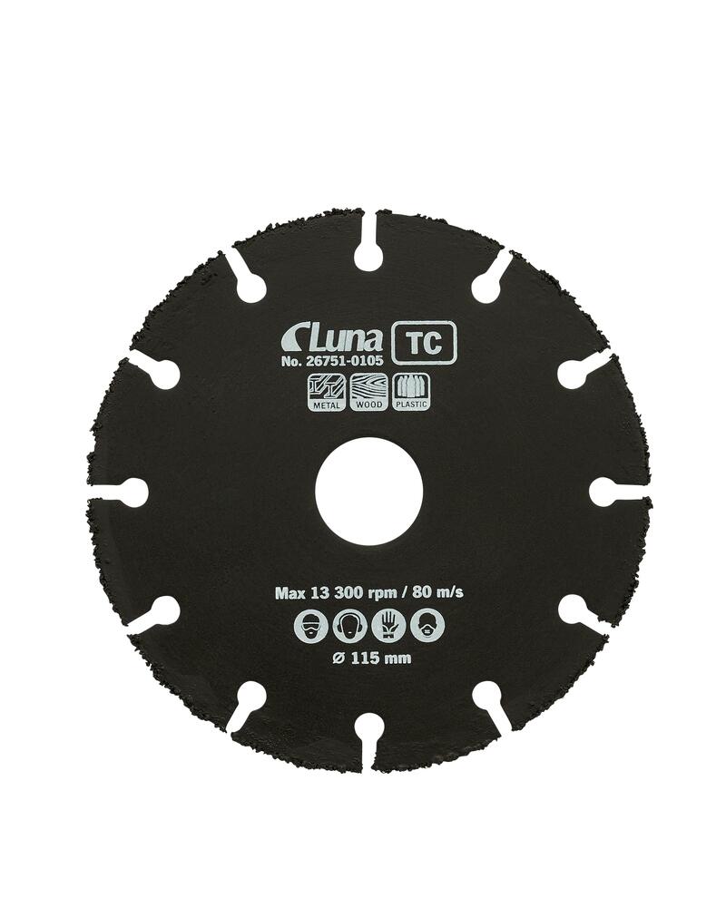 Tarcza tnąca wielofunkcyjna TC 115x1x22,23 mm LUNA 267510105 1