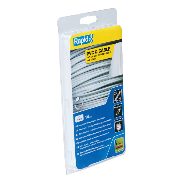 Klej do PVC i kabli Rapid 12 mm RAPID RAPID-40107363 1