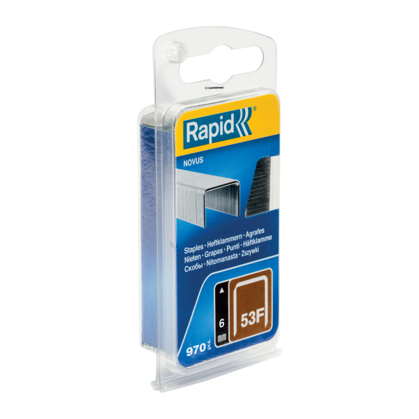 Zszywki Rapid z drutu cienkiego nr 53F (6 mm) - op. 970 szt. RAPID-5000555 1