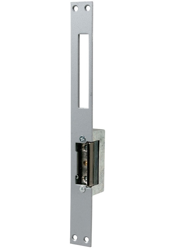 Elektrozaczep z pamięcią, 250x25mm 8-12 V AC lakierowany srebrny 1