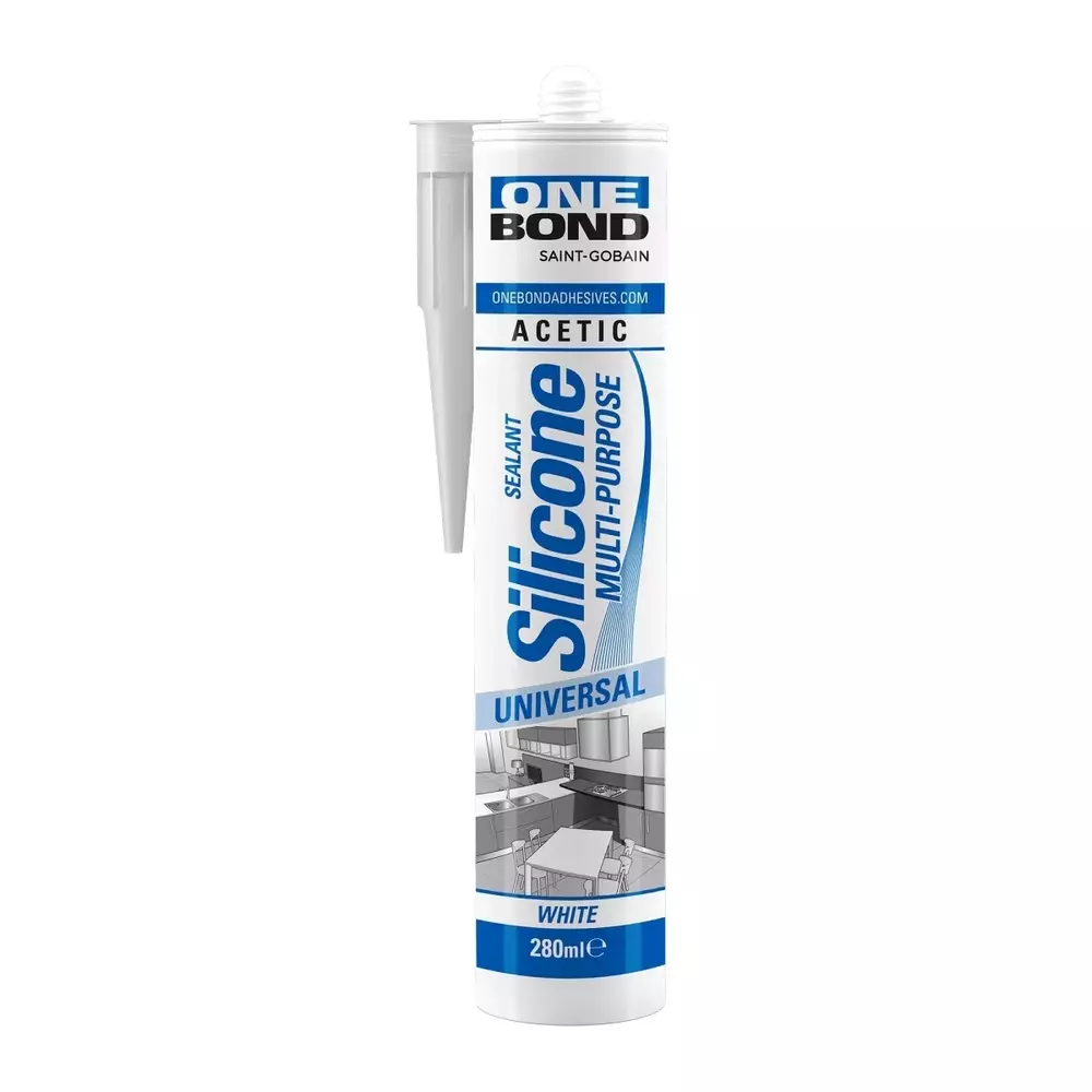 Uniwersalny silikon biały 280ml ONEBOND 1