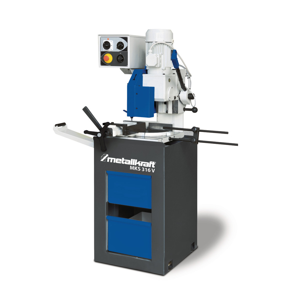 Ręczna pionowa piła tarczowa do metalu Metallkraft MKS 316V 1