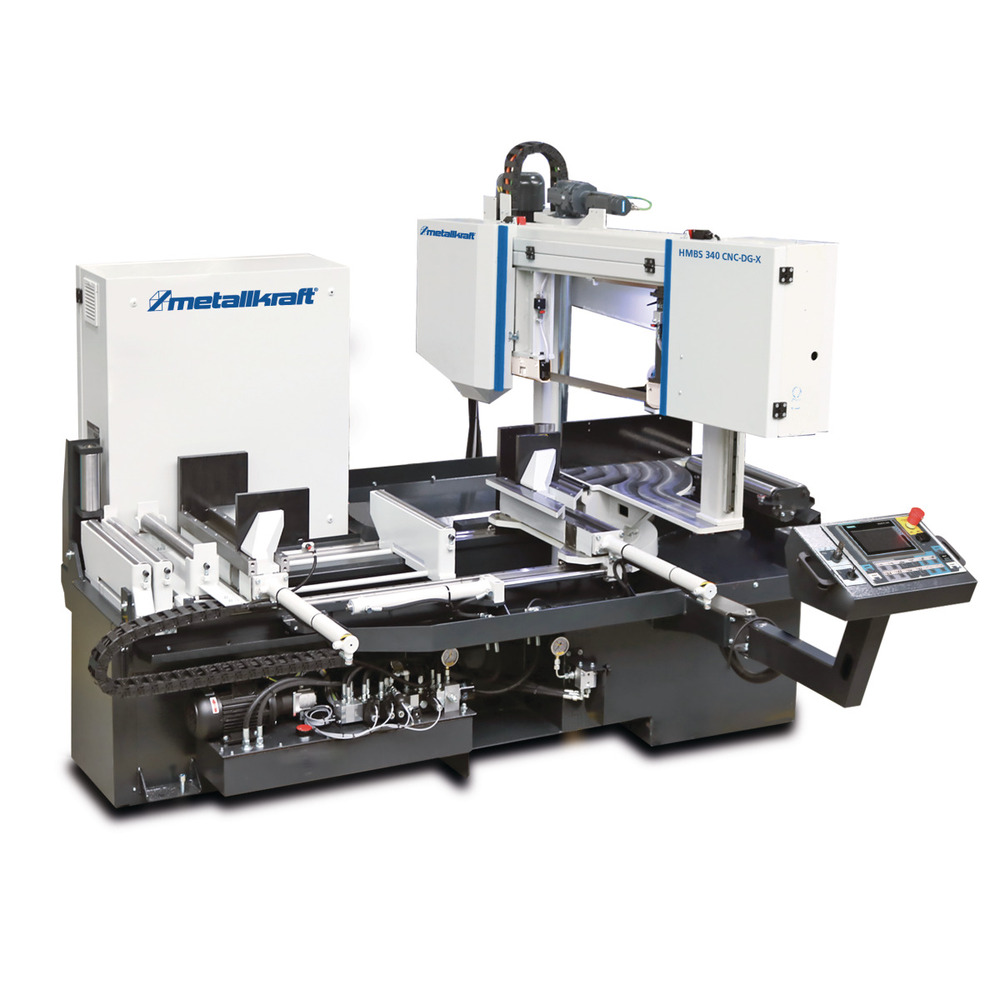 W pełni automatyczna dwukolumnowa pozioma piła taśmowa do metalu Metallkraft HMBS 340 CNC-DG-X 1
