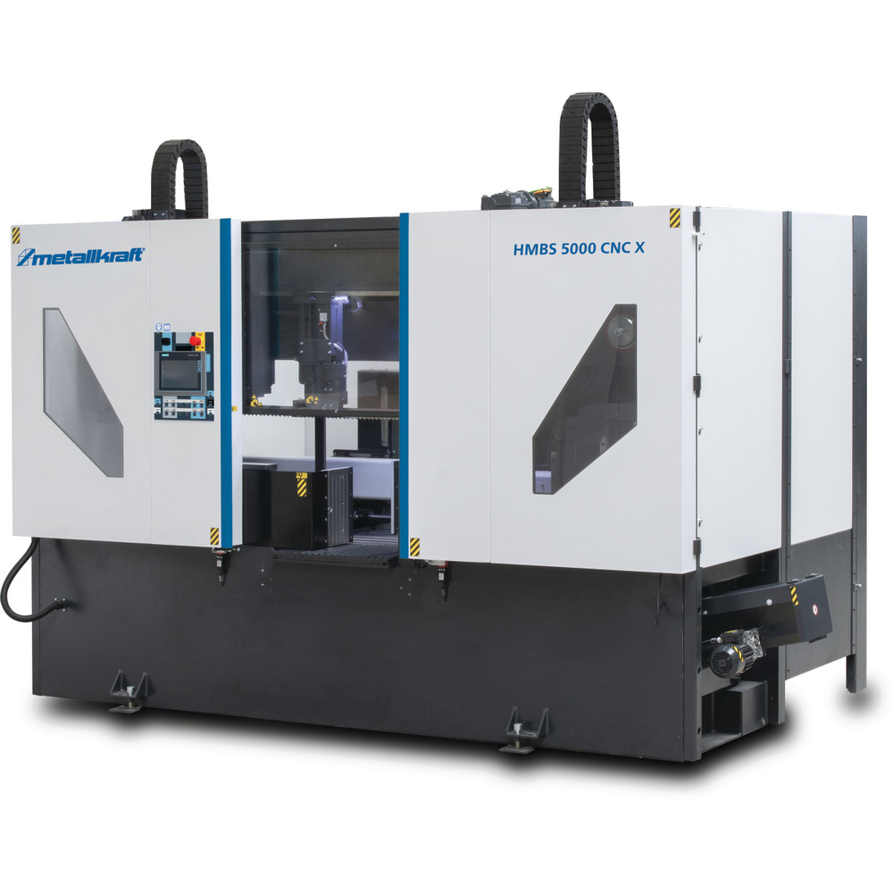 W pełni automatyczna dwukolumnowa pozioma piła taśmowa do metalu Metallkraft HMBS 5000 CNC X 1