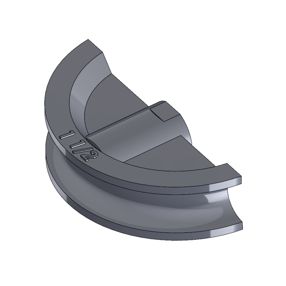 Segment gnący z żeliwa szarego Metallkraft 1 1/2" 1