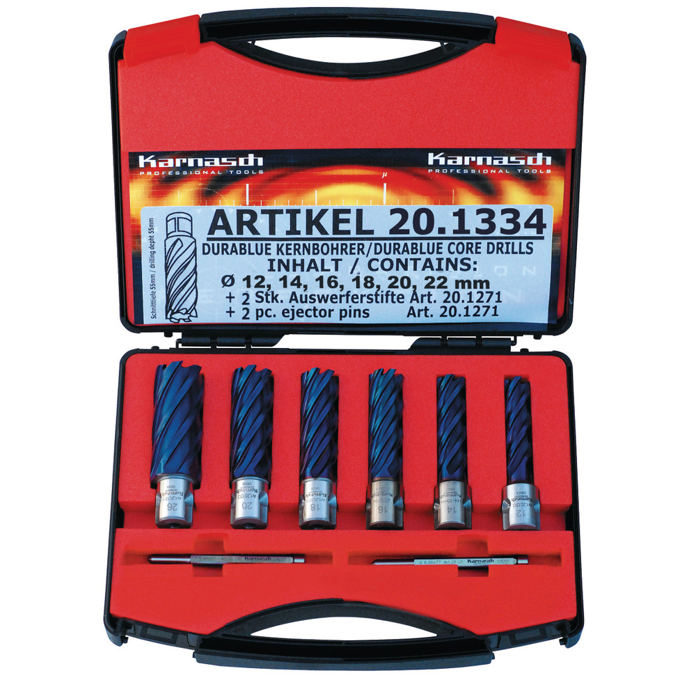 Zestaw do wiercenia rdzeniowego Metallkraft BLUE-LINE PRO 55 Weldon 1