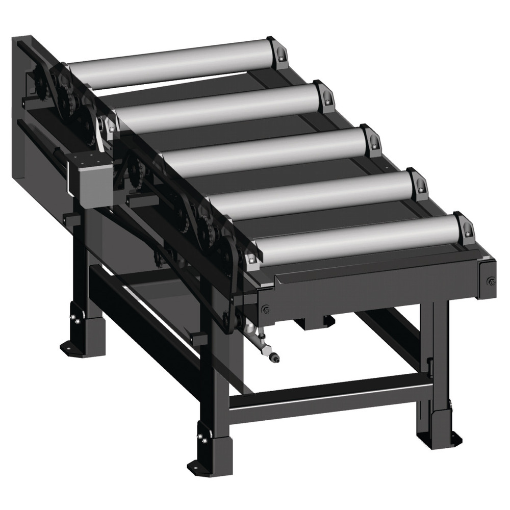 Przedłużenie przenośnika rolkowego Metallkraft 2000 x 800 mm, napędzane silnikiem 1