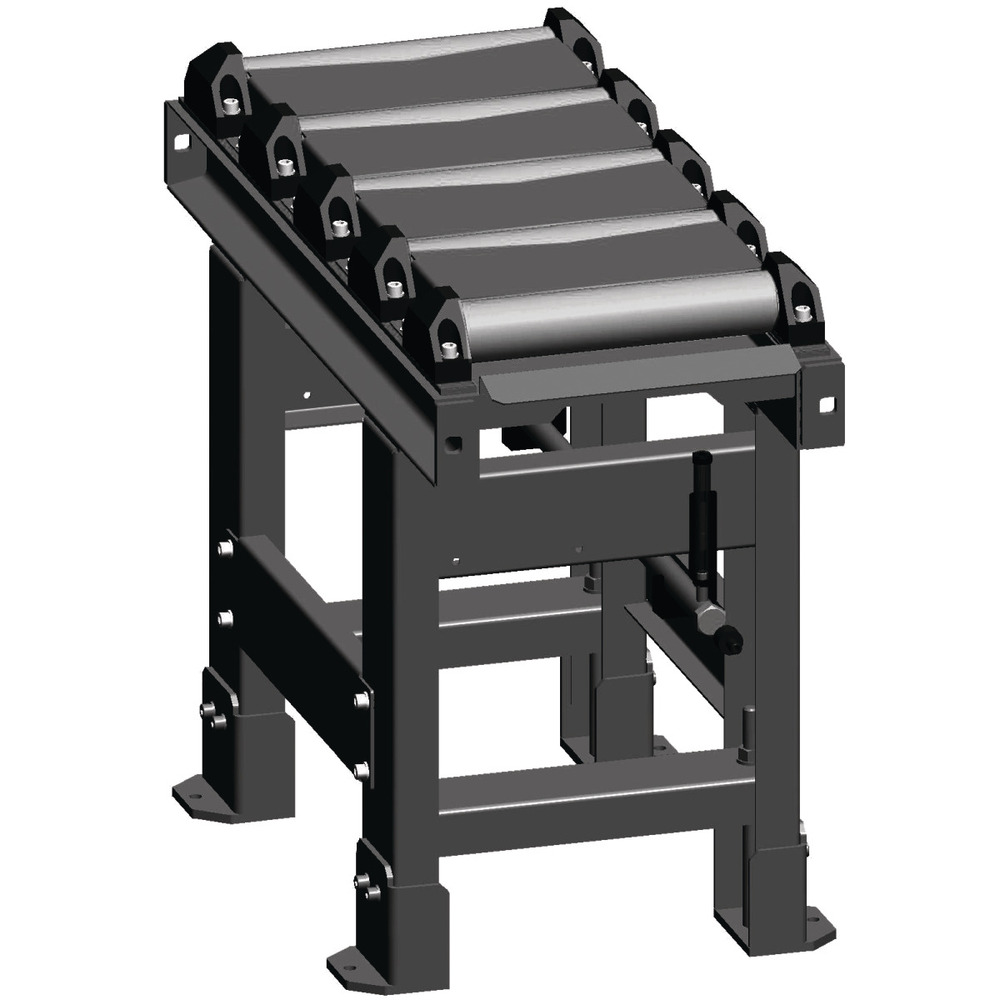 Przenośnik rolkowy przyłączeniowy Metallkraft 1000 x 350 mm, strona wylotowa 1