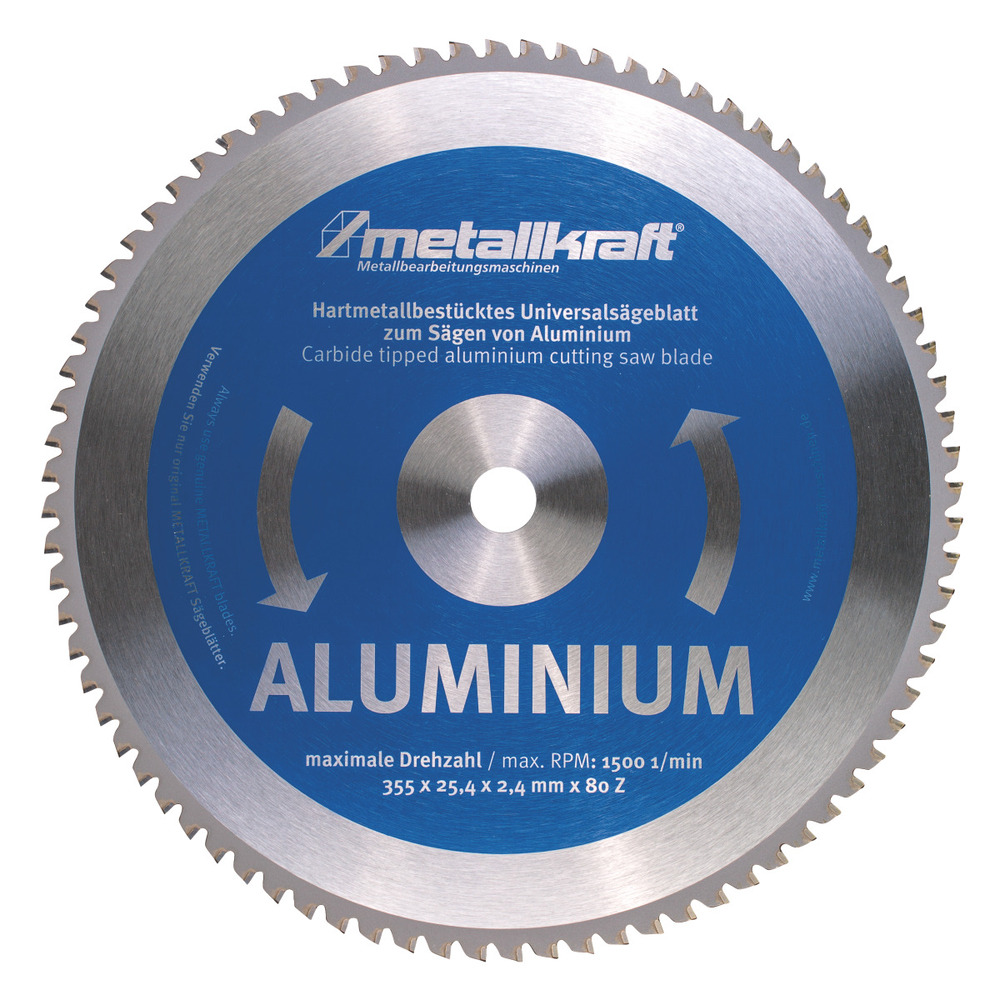 Tarcza piły do aluminium Metallkraft Ø 355 x 2,4 x 25,4 mm 1