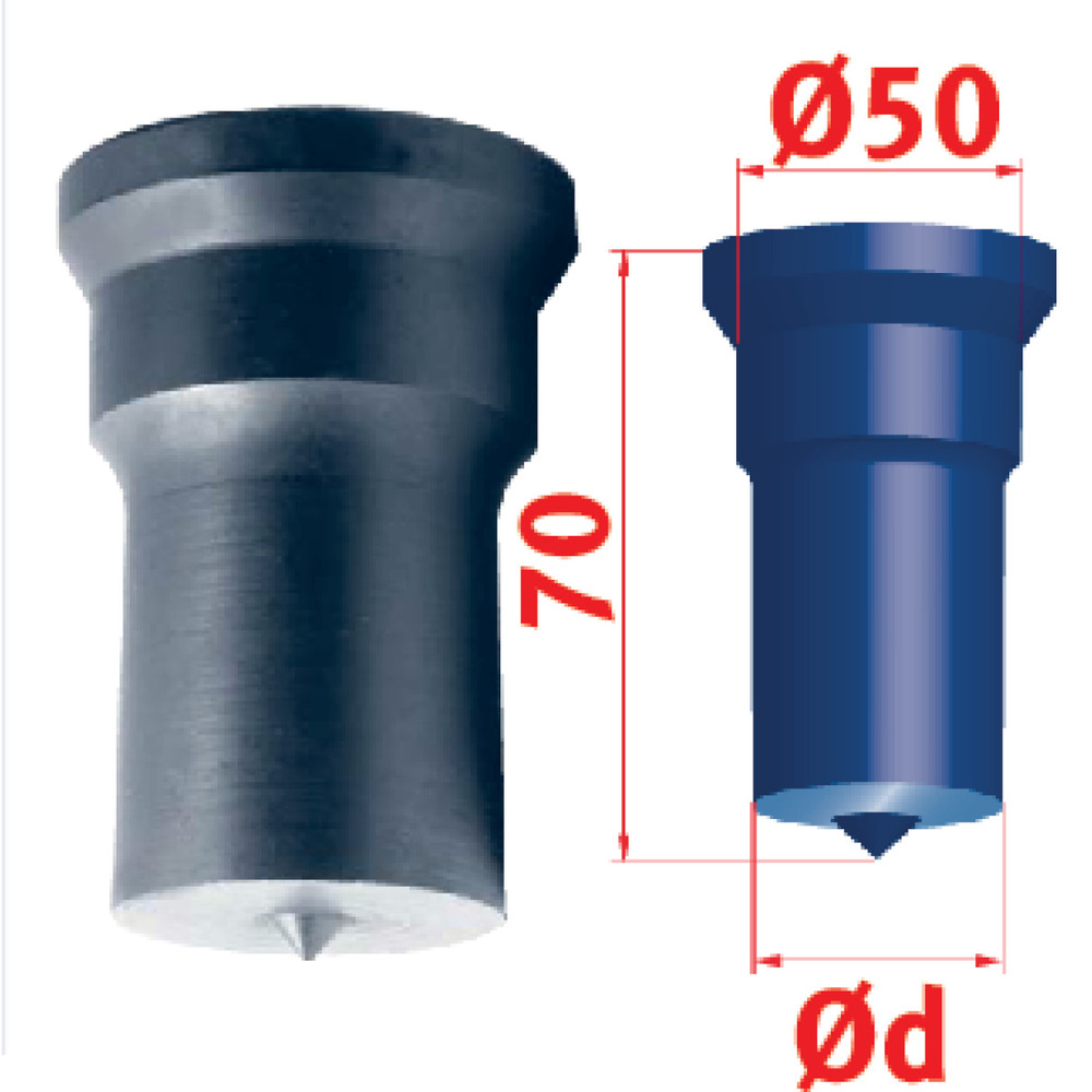 Okrągły dziurkacz Metallkraft Nr.4 Ø 42,5 mm 1