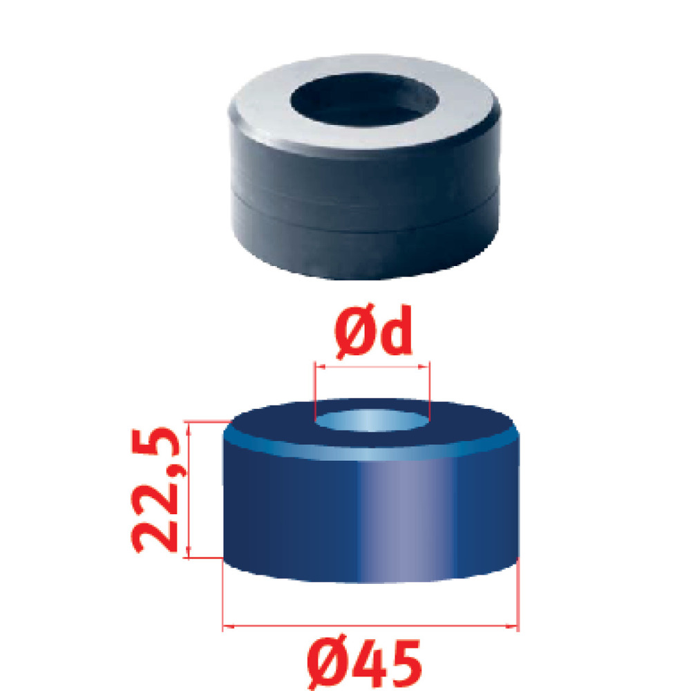 Okrągła matryca Metallkraft Nr 45 Ø 23,7 mm 1